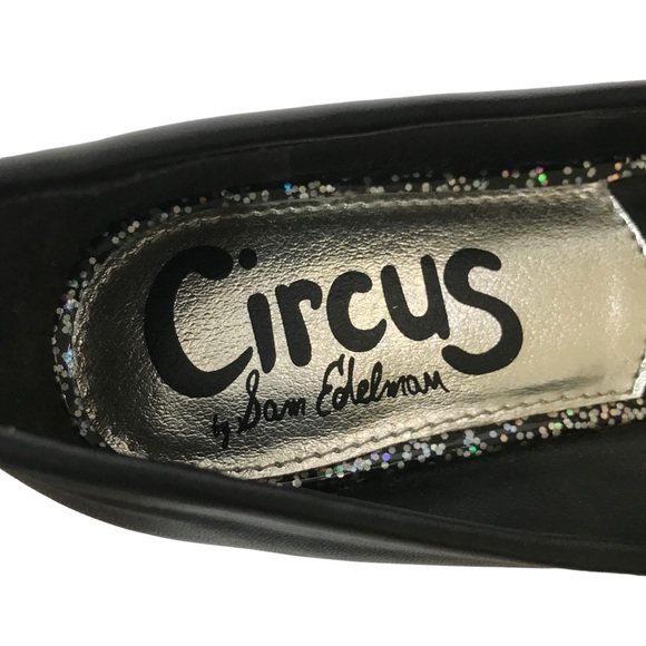 Sam Edelman Circus Black Glitter Ballet Flats size 6 M - Picture 5 of 7